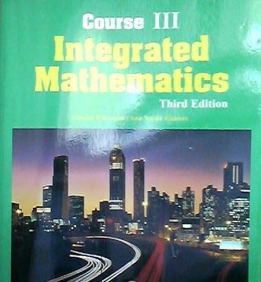 Integrated Mathematics: Course 3