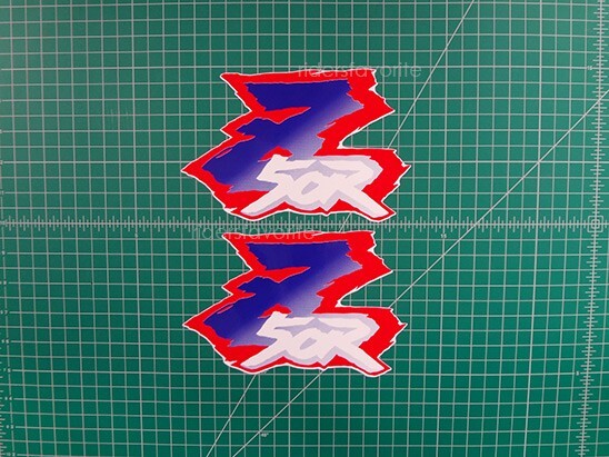 93' 1993 Z50 Z50R Vintage dirtbike 2pc decals autocollants stickers MX graphics