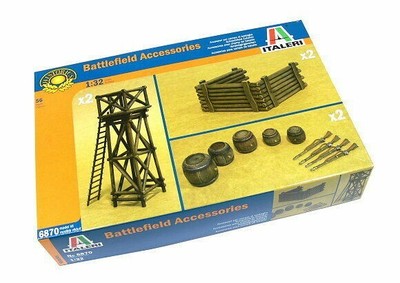 ITALERI 6870 scala 1/32 BATTLEFIELD ACCESSORIES