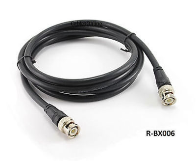 6ft CablesOnline RG8x Coax BNC Male/Male Plug 50 ohm Antenna Cable, R-BX006. Buy it now for 12.99