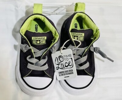 Converse Chuck Taylor All Star No Time to Lace Slip-On Sneakers Toddler Size 5