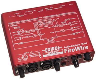 【ROLAND EDIROL FA-66 オーディオインターフェース】 Roland Edirol FA-66 FireWire Audio Capture Digital Recording