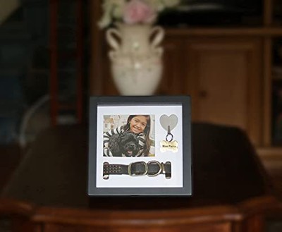 Daily Power-tivity Pet Memorial Picture Frame Shadow Box - Dog Gift Keepsake ...