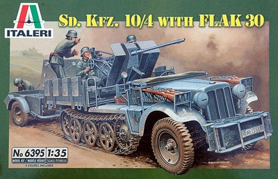Italeri 1/35 Sd.Kfz.10/4 with Flak 30 6395