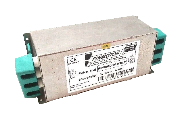 Finmotor FIN1200HV.030.V Line Filter 250/600Vac 50/60Hz 3x30A