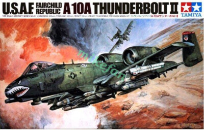 Tamiya 61028 1/48 Scale Model Aircraft Kit USAF A-10 Thunderbolt II Warthog