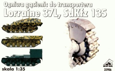 SEPARATE TRACK LINKS TO LORRAINE 37 / 38 / SD.KFZ 135 35906 1/35 RPM