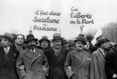 French Workers after C G T Appeal to organise an event and support- Old Photo