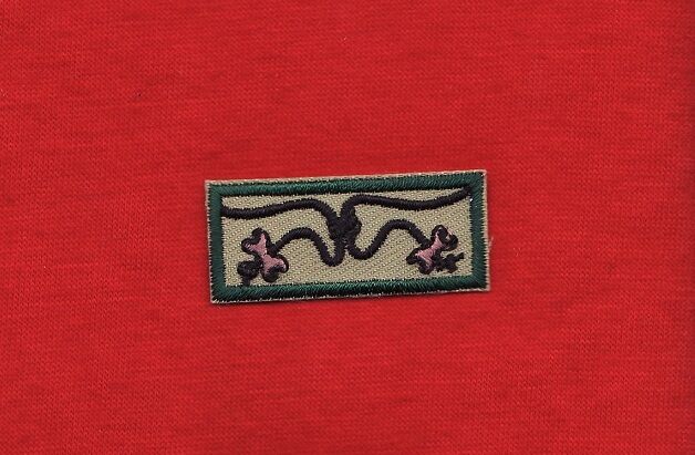 2 BEADS KNOT Wood Badge Award Patch Boy Scout Course  