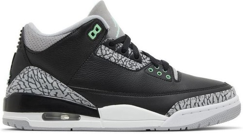 Jordan 3 Golf Green Glow Spikes Size 9 AJ3783-001 Nike Black/Green