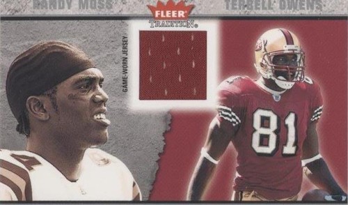 2003 Fleer Tradition Randy Moss Terrell Owens #CC-TO