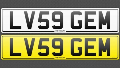   LOVES GEMMA GEM JEWELRY  LV59 GEM BMW PRIVATE REG REGISTRATION NUMBER PLATE
