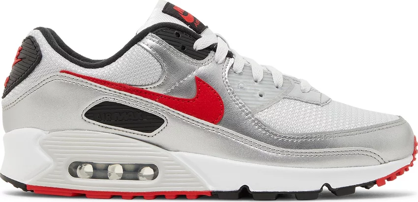 Nike WMNS Air Max 90 Metallic Pack Chrome Photon Dust Red DC9445-500 женские 11