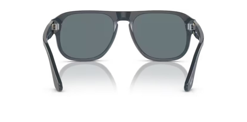 Pre-owned Persol 0po3310s Jean 11893r Dusty Blue/tortoise Polarized Unisex Sunglasses