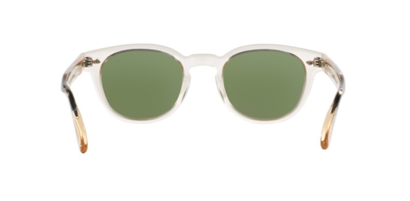 Pre-owned Oliver Peoples 0ov5036sf Sheldrake Sun 109452 Buff/green Unisex Sunglasses In Green C