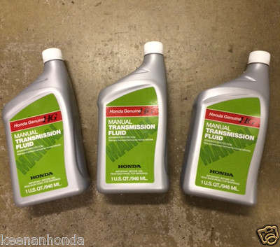 Genuine OEM Honda Manual Transmission Fluid MTF 3 Qts.