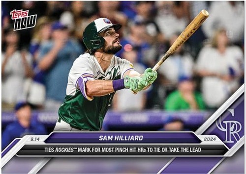 2024 Topps Now - Sam Hilliard #698