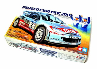 Tamiya Automotive Model 1/24 Car PEUGEOT 206 WRC 2002 Winner Version 24262