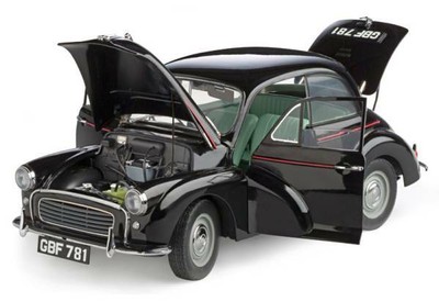 1/12 Maurice Minor 1956 Black Sedan Undisplayed Made By Sunstar 4781