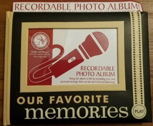 Recordable Photo Album Our Favorite Memories Holds 10 4 x6 Photos Lot# 0199
