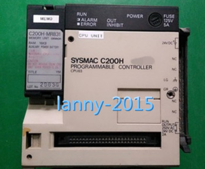 1PC Used Omron PLC CPU MODULE PROGRAMMABLE CONTROLLER SYSMAC C200H-CPU03