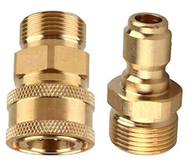 Pressure Washer Adapter Setm22 Male Thread Fitting 3/8'' Quick Connect Kit5000 P