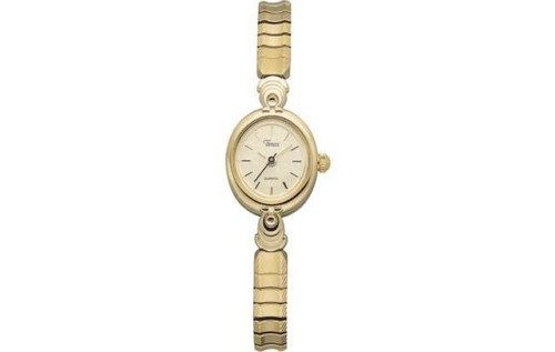 TIMEX Gold Tone, Mesh Band, Crystal Bezel,Square Small Dial  display picture 1