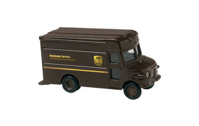 Kenworth e brinquedo em metal fundido Caminhão de entrega