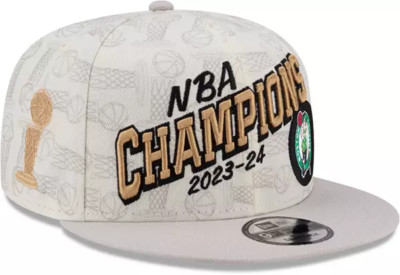 Boston Celtics New Era 2024 NBA Champions Locker Room Snapback Hat Same Day Ship