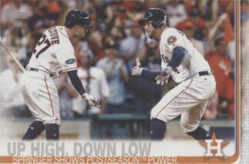 2019 Topps Mini - George Springer Jose Altuve #447