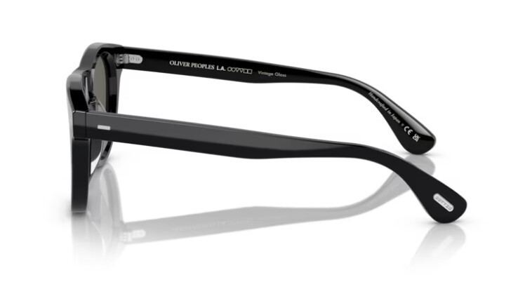 Pre-owned Oliver Peoples 0ov5509su Rorke 1731r5 Black/carbon Grey 47mm Round Sunglasses In Gray