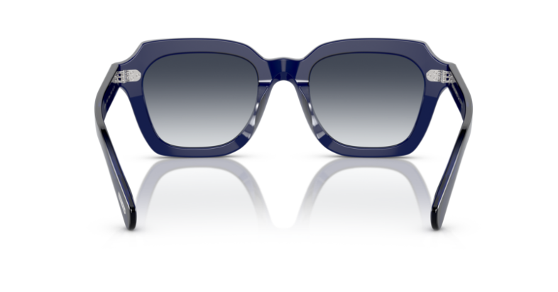 Pre-owned Oliver Peoples 0ov5526su Kienna 156611 Denim/pacific 51mm Women's Sunglasses In Pacific Gradient