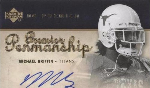 2007 UD Premier Michael Griffin #PP-MG