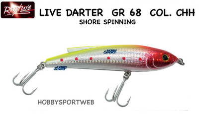 LIVE DARTER 140 RAPTURE COL. CHH TESTAROSSA 68 GR MARE SHORE CASTING TONNETTO