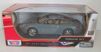 Motormax 1/18 Scale - 73101 Porsche 911 Coupe Grey | eBay