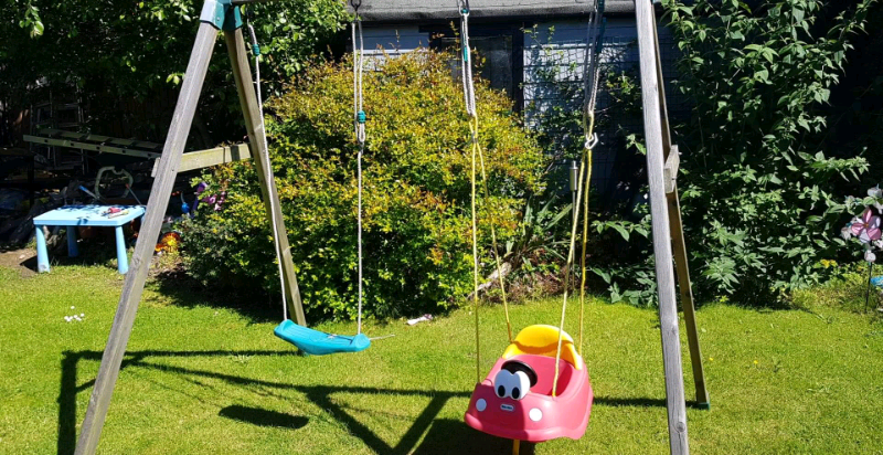 Garden Swing Set With Little Tikes Toddler Seat In Liverpool Merseyside Gumtree