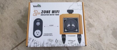 RainPoint 2 Zone Smart WiFi Controller Irrigation Water Timer