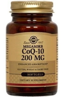 Solgar Megasorb CoQ-10 200 мг, 60 капсул
