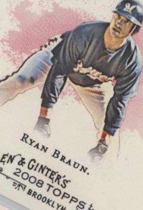 2008 Topps Allen & Ginter's - Ryan Braun #180