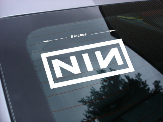 Nine Inch Nails NIN decal sticker rock metal 