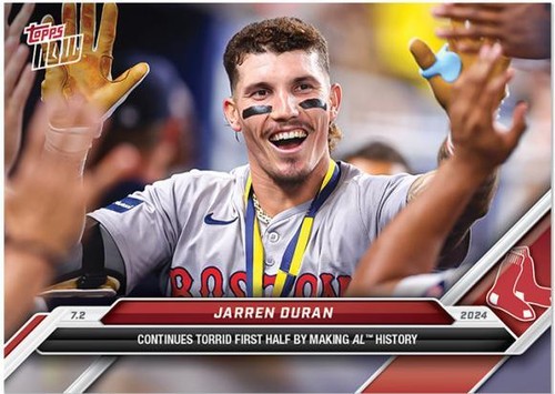Jarren Duran 10/20/30/40 - 2024 MLB TOPPS NOW Card 602