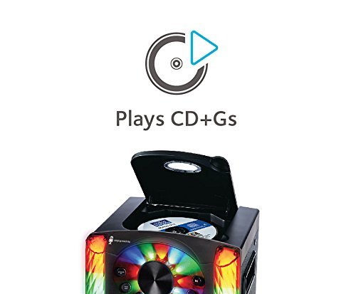 Karaoke System Singing Machine Bluetooth CD+G Black