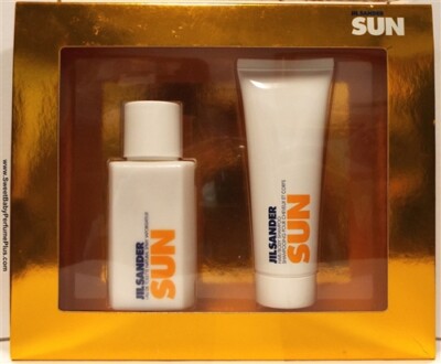 Jil Sander Sun for Women Gift Set 2.5 oz Eau De Toilette Spray 2.5 oz Shower Gel