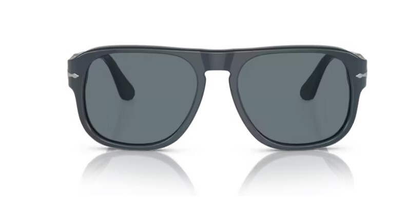 Pre-owned Persol 0po3310s Jean 11893r Dusty Blue/tortoise Polarized Unisex Sunglasses
