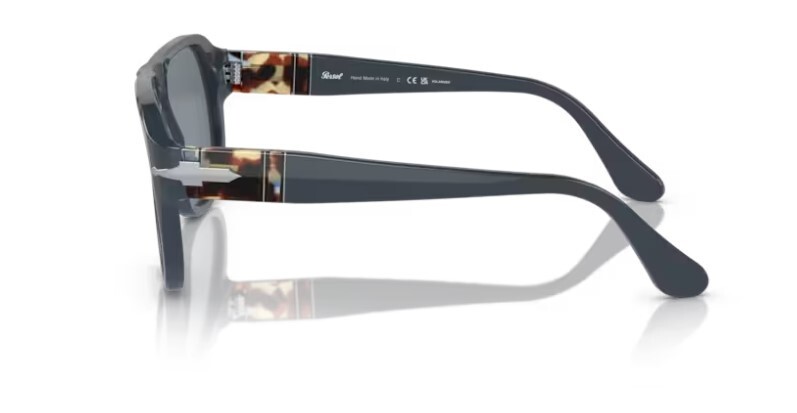 Pre-owned Persol 0po3310s Jean 11893r Dusty Blue/tortoise Polarized Unisex Sunglasses