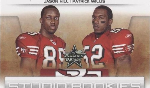 2007 Leaf Rookies & Stars Jason Hill Patrick Willis #SR-45