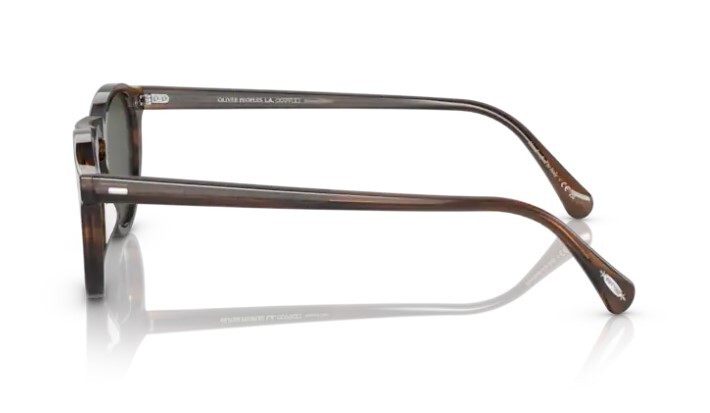 Pre-owned Oliver Peoples 0ov5217s Gregory Peck 1724p1 Tuscany Tortoise/g-15 47mmsunglasses In Gray