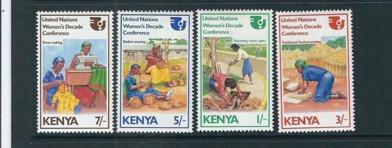 Kenya SC # 341-344 United Nations Women