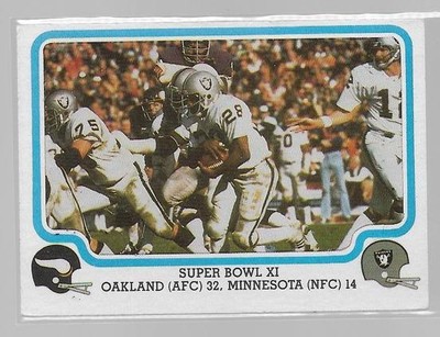 1979 Fleer Team Action #67 Super Bowl XI