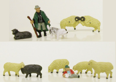 5775 Animaux Berger et Moutons Model Power 1/87eme 